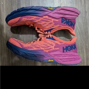 Hoka Women's Athletic Shoes - Pink and Blue